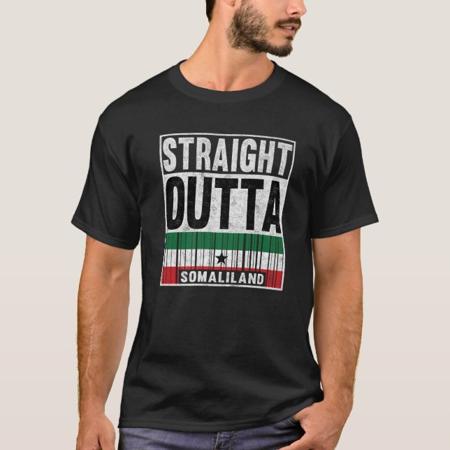 T-shirt Drapeau du Somaliland, juste devant le Somaliland, (Devant)