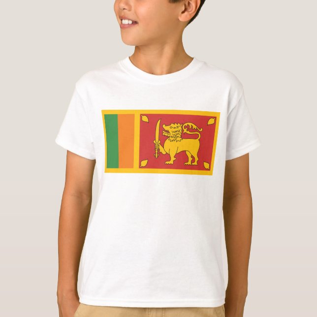 T-shirt Drapeau du Sri Lanka (Devant)