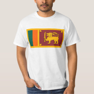 T-shirt Drapeau du Sri Lanka (ශ්රීලංකාව