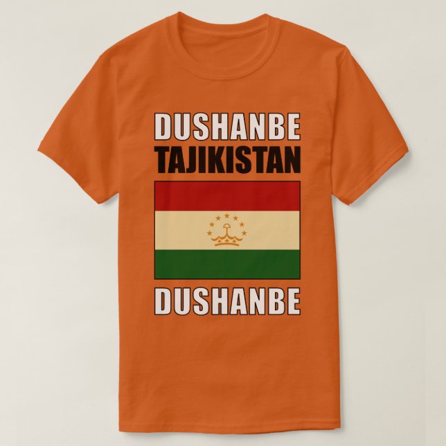 T-shirt Drapeau du Tadjikistan (Design devant)