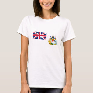 T-shirt Drapeau du territoire antarctique britannique