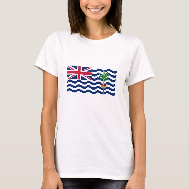 T-shirt Drapeau du Territoire britannique de l'océan Indie (Devant)