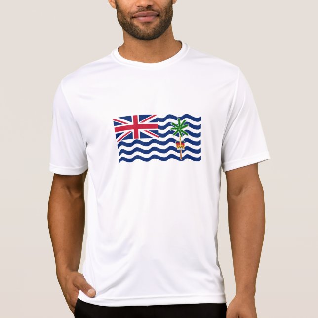 T-shirt Drapeau du Territoire britannique de l'océan Indie (Devant)