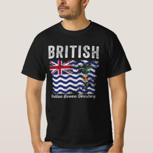 T-shirt Drapeau du Territoire britannique de l'océan Indie