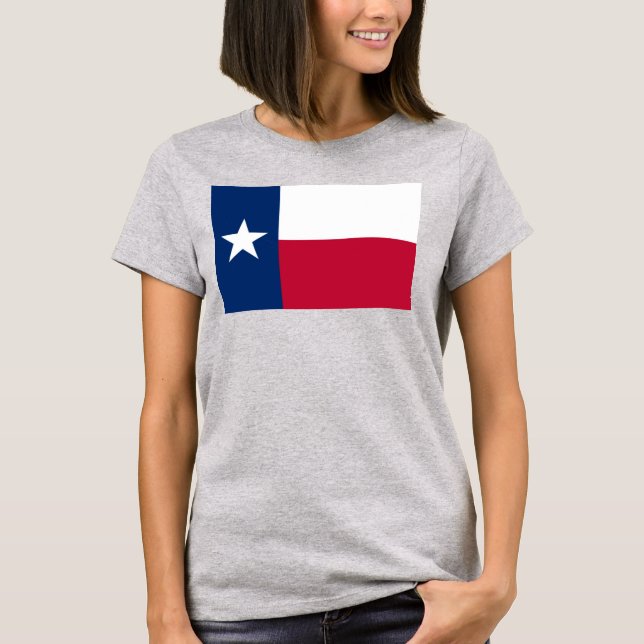 T-shirt Drapeau du Texas (Devant)
