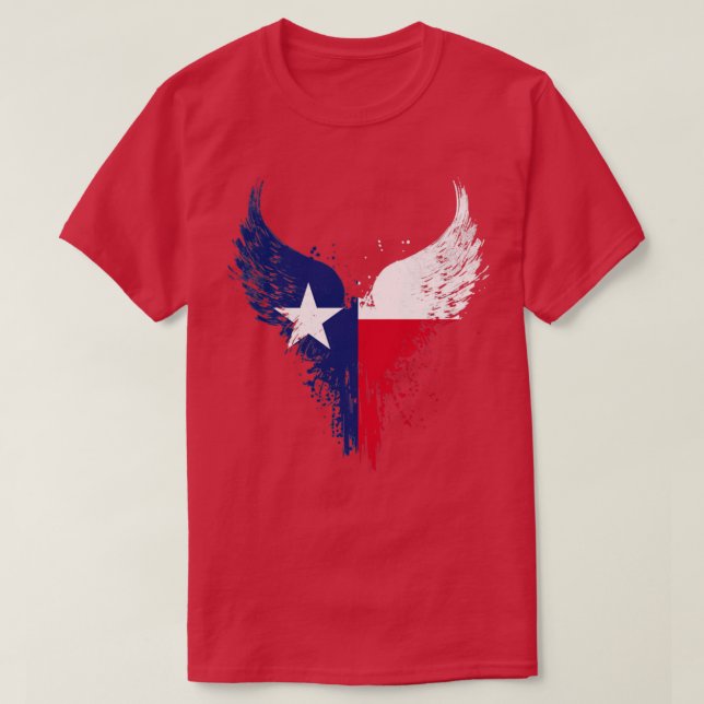 T-shirt Drapeau du Texas (Design devant)