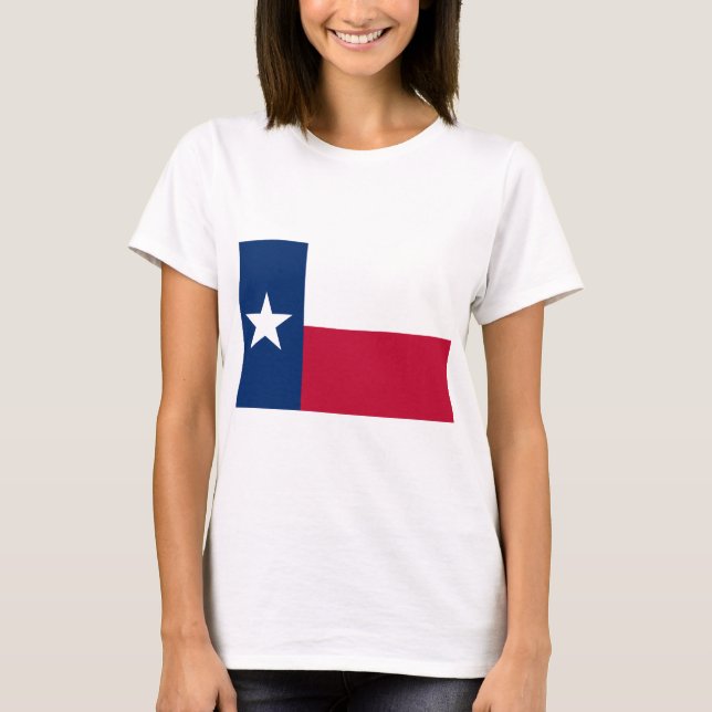 T-shirt Drapeau du Texas (Devant)