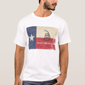 T-shirt Drapeau du Texas et de Gadsden