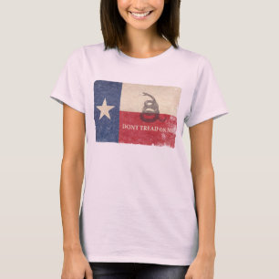 T-shirt Drapeau du Texas et de Gadsden