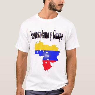 T-shirt Drapeau du Venezuela typographie tricolore