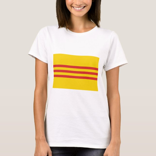 T-shirt Drapeau du Vietnam du Sud (Devant)