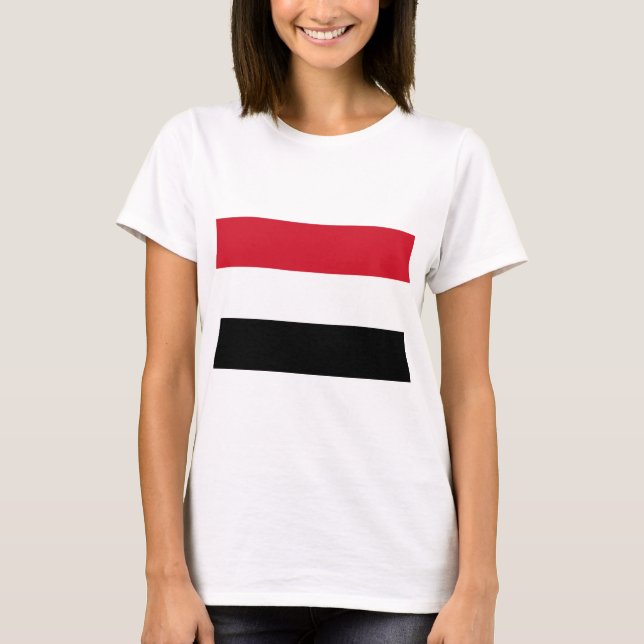 T-shirt Drapeau du Yémen (Devant)