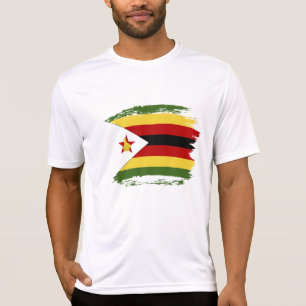 T-shirt drapeau du Zimbabwe