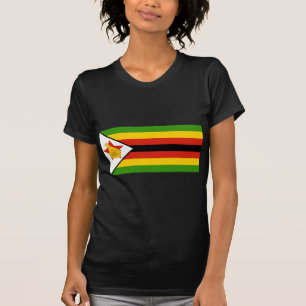 T-shirt drapeau du zimbabwe