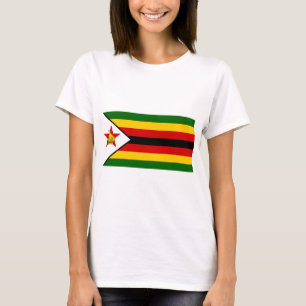 T-shirt Drapeau du Zimbabwe