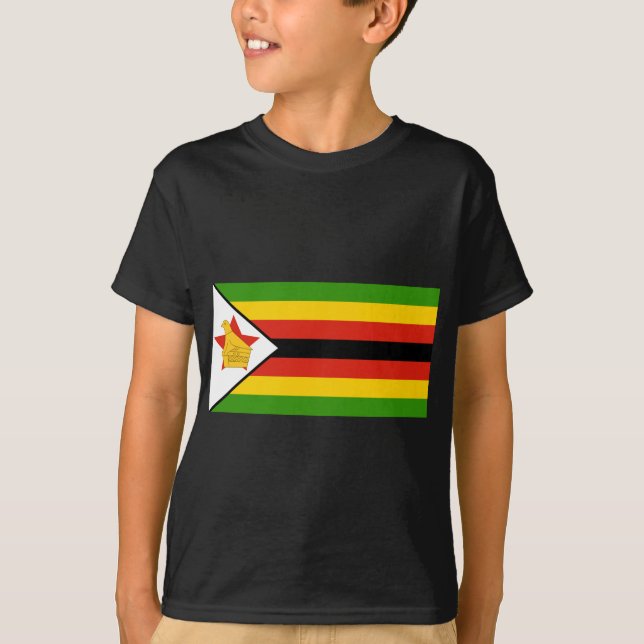 T-shirt drapeau du zimbabwe (Devant)