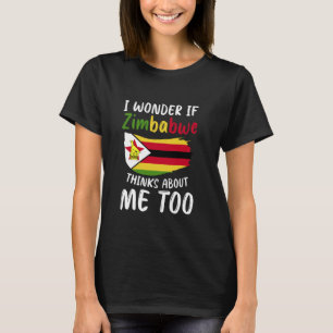 T-shirt Drapeau du Zimbabwe Zimbabwe