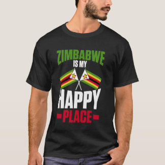 T-shirt Drapeau du Zimbabwe Zimbabwe