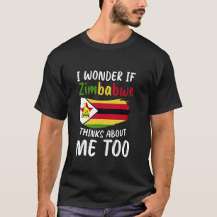 T-shirt Drapeau du Zimbabwe Zimbabwe