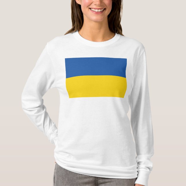 T-shirt Drapeau d'Ukraine (Devant)