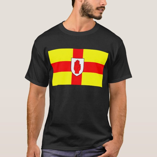 T-shirt Drapeau d'Ulster - l'Irlande du Nord (Devant)