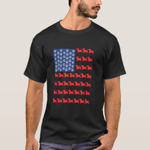 T-shirt Drapeau écossais 4 juillet Terrier écossais