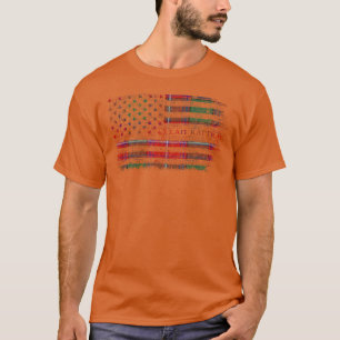 T-shirt Drapeau écossais Clan Rattray Drapeau américain ki