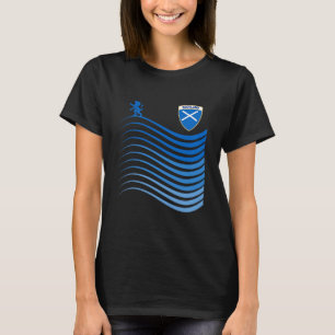 T-shirt Drapeau écossais de football de Jersey