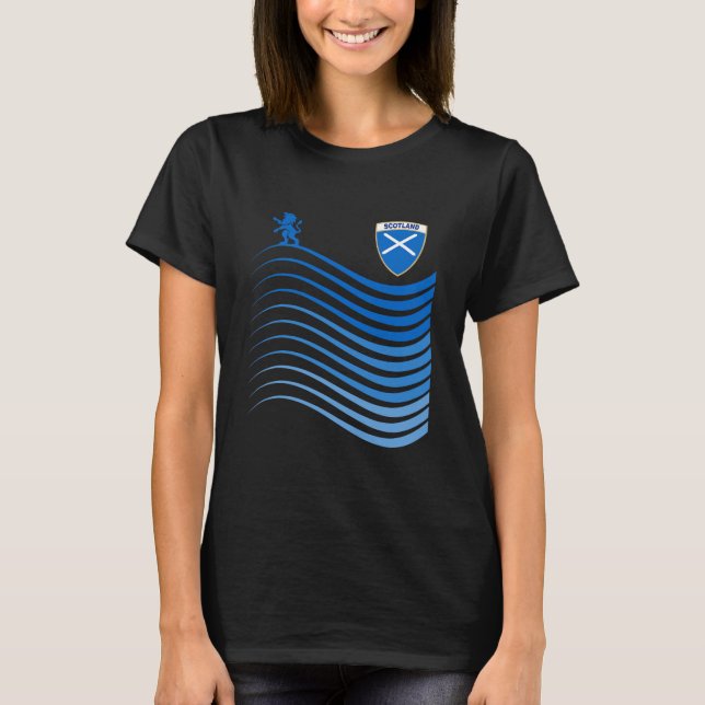 T-shirt Drapeau écossais de football de Jersey (Devant)