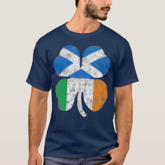 T-shirt Drapeau écossais irlandais Irlande Écosse St patri