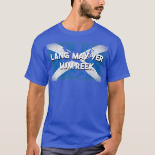 T-shirt Drapeau écossais Lang May Yer Lum Reek Phras