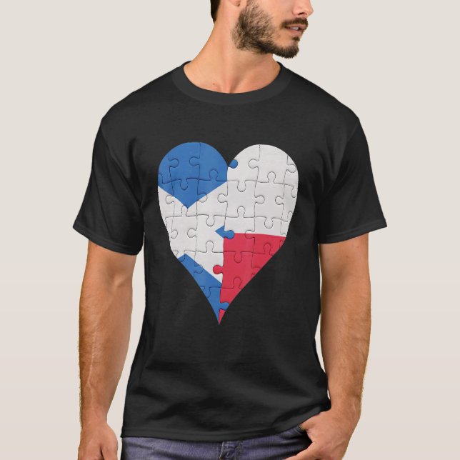 T-shirt Drapeau écossais polonais Coeur (Devant)