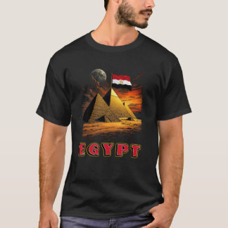 T-shirt Drapeau égyptien d'Égypte Hommes patriotiques Femm