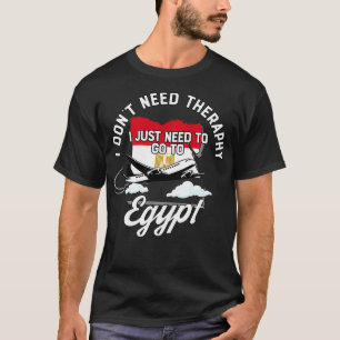 T-shirt Drapeau égyptien I Égypte Drapeau I Vacances Égypt