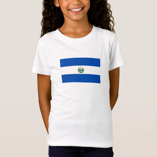 T-Shirt Drapeau El Salvador (Devant)