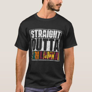 T-shirt Drapeau en périphérie de Sri Lanka