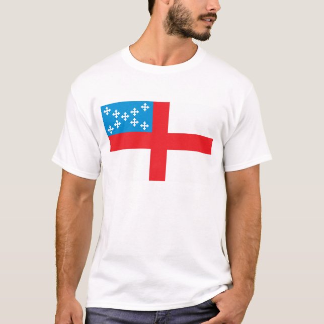 T-shirt Drapeau épiscopal (Devant)