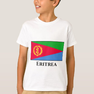 T-shirt Drapeau Érythrée