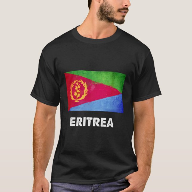 T-shirt Drapeau érythréen (Devant)
