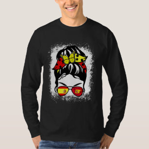 T-shirt Drapeau Espagne Fierté Espagnole Patriotique Femme