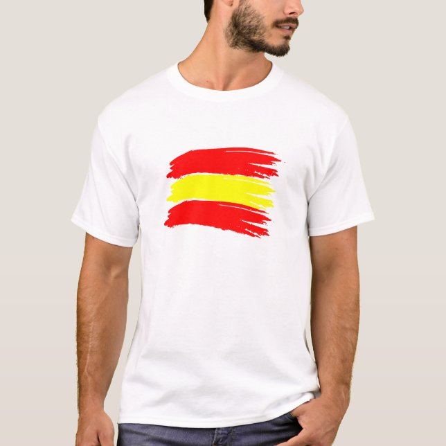 T-shirt Drapeau espagnol (Devant)