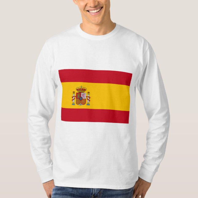T-shirt Drapeau espagnol (Espagne) (Devant)