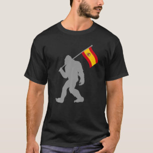 T-shirt Drapeau España Ou Espagnol Sur Le Drapeau Espagnol