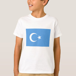T-shirt Drapeau est de Turkestan Uyghur
