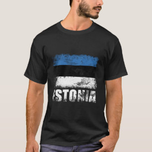 T-shirt Drapeau estonien Doudou estonien pour Noël