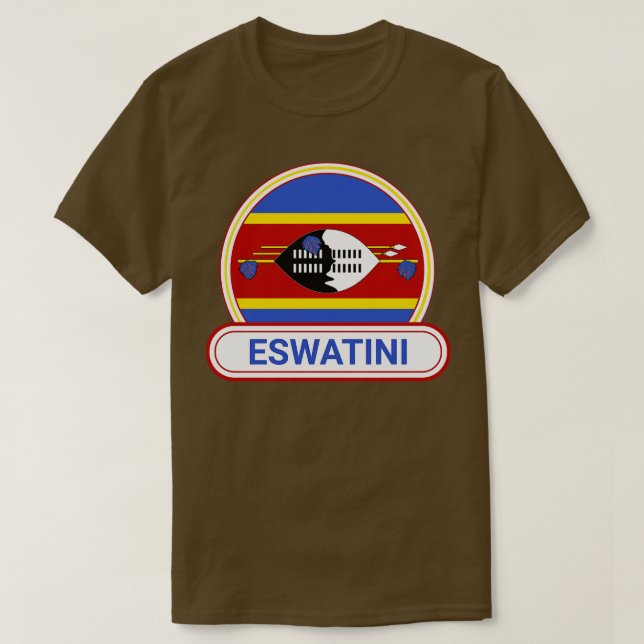 T-shirt Drapeau Eswatini (Design devant)