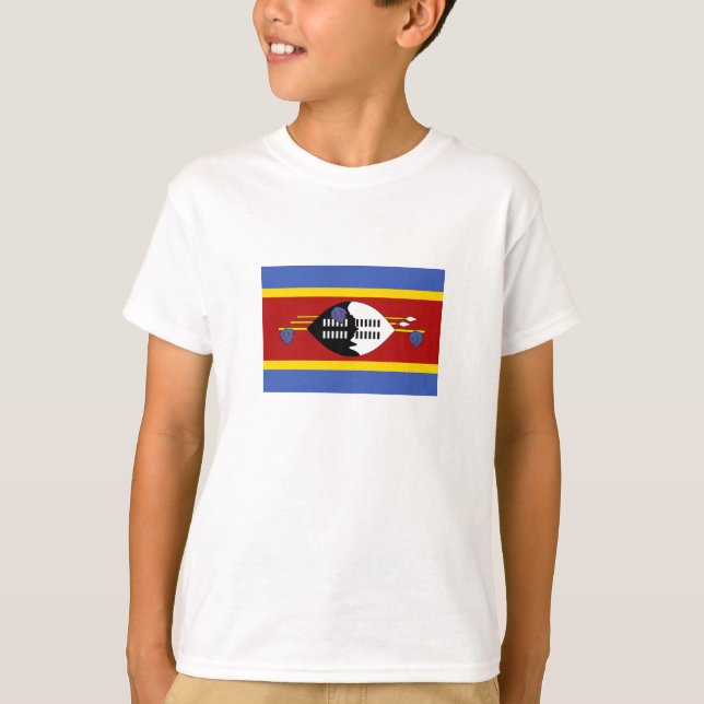 T-shirt Drapeau Eswatini (Devant)
