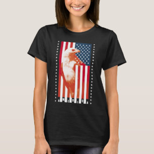 T-shirt Drapeau et aigle des États-Unis d'Amérique