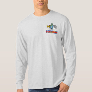 T-shirt Drapeau et Armoiries de l'Eswatini Patriotique
