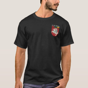T-shirt Drapeau et armoiries de Lituanie